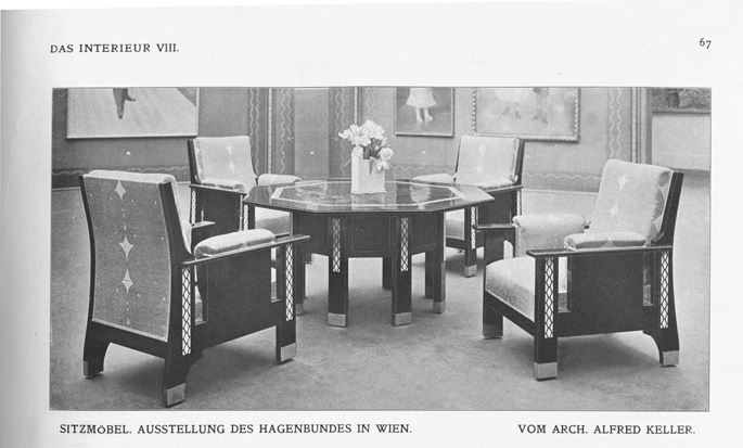 Alfred Keller - EIGHT-LEGGED TABLE FOR THE 22nd HAGENBUND EXHIBITION IN VIENNA  | MasterArt